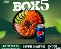 🥗 Box 5 – Poke Bowl Saumon + pepsi 33cl