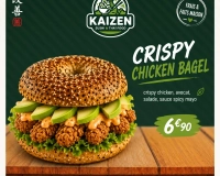 🔥 Crispy Chicken Bagel 🥯
